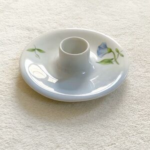 Vintage Bing & Grøndahl Denmark Porcelain Candle Holder – Hand Painted, 4.75”